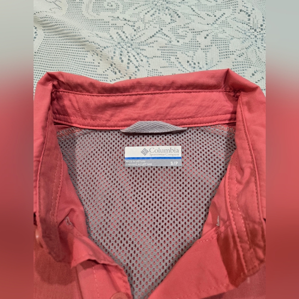 Men's Coral Short Sleeve Shirt - Picture 2 of 10